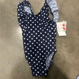Old Navy Kids Swimwear - Navy and White Star Print